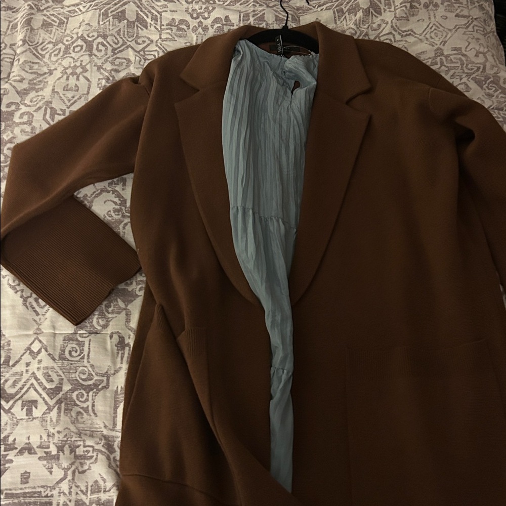 J. Crew Chocolate Brown Women's Cardigan small - Picture 2 of 7